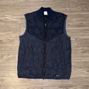 Nike Therma-Fit ADV Repel Full Zip Golf Vest Mens M Blue DA2861-451